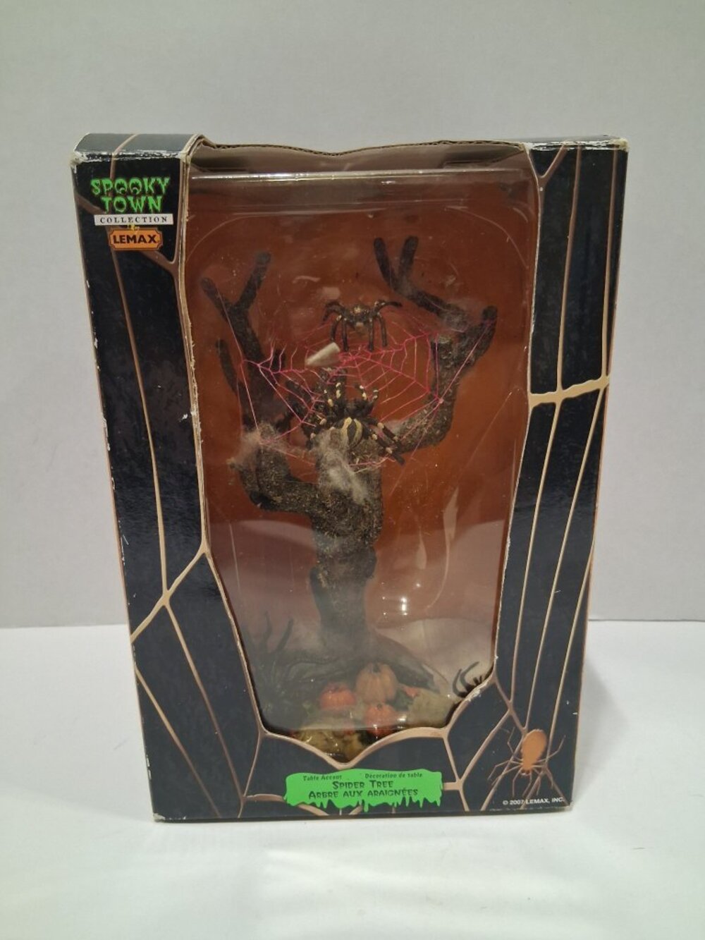 Lemax Spooky Town 2007 Spider Tree #73618 Halloween Village Accessory NIB